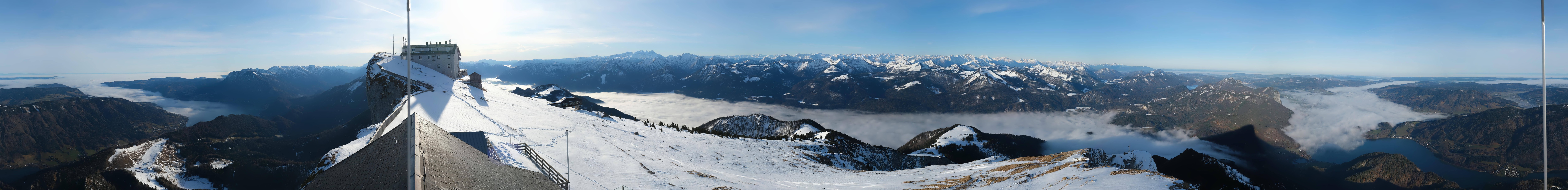 Archived image Webcam Panoramic View, Mount Schafberg