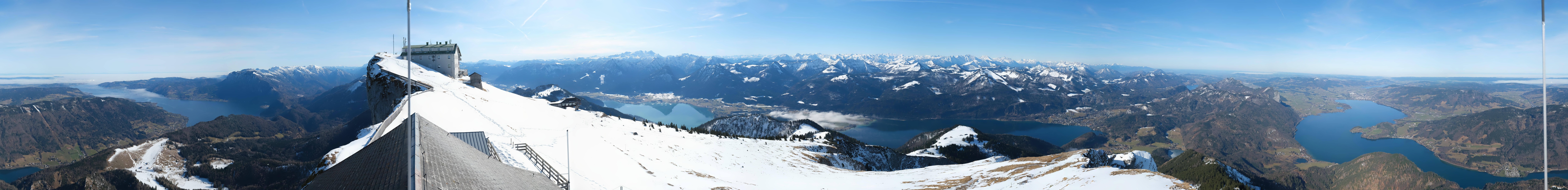 Archived image Webcam Panoramic View, Mount Schafberg