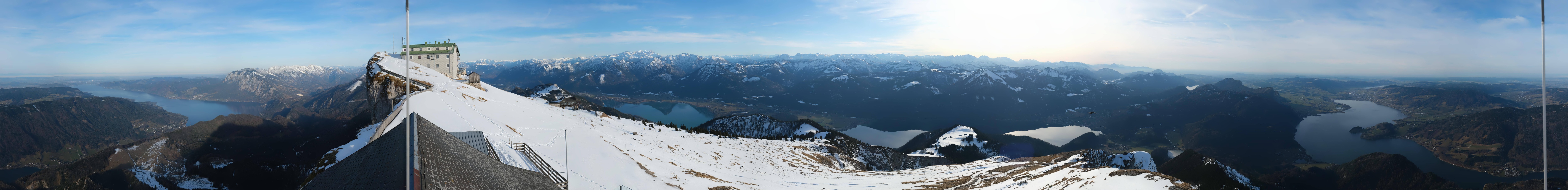 Archived image Webcam Panoramic View, Mount Schafberg