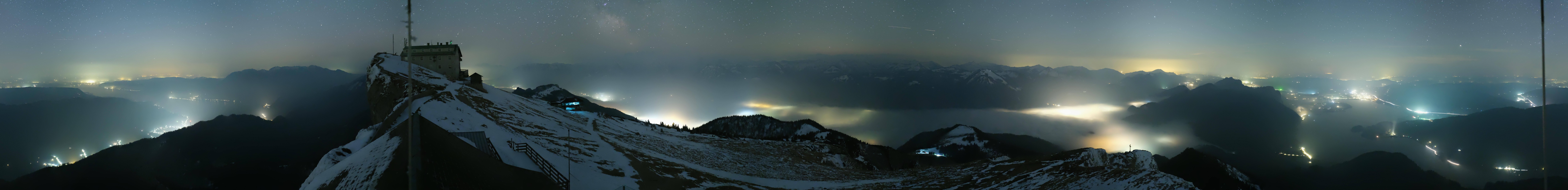 Archived image Webcam Panoramic View, Mount Schafberg