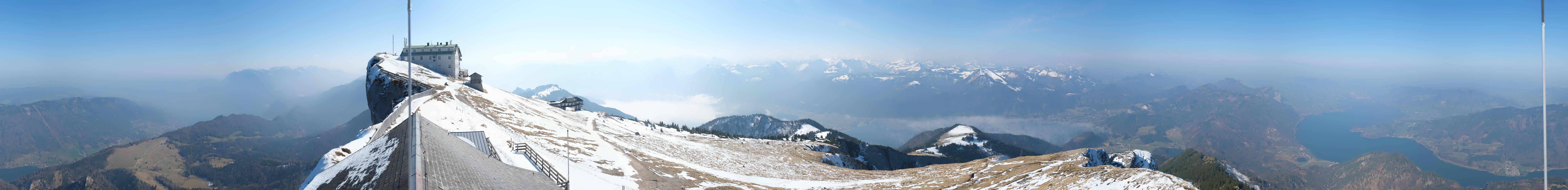 Archived image Webcam Panoramic View, Mount Schafberg