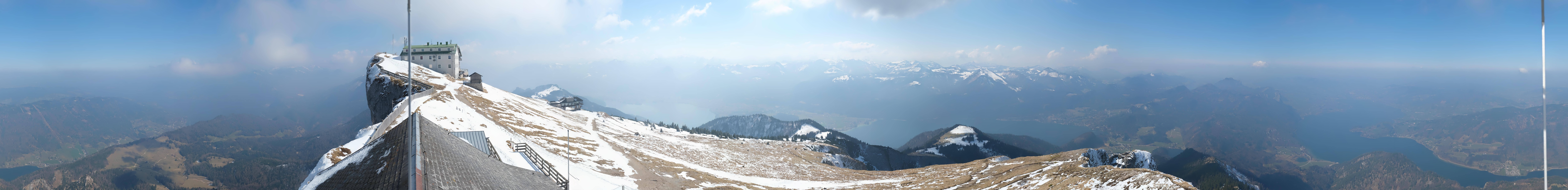 Archived image Webcam Panoramic View, Mount Schafberg