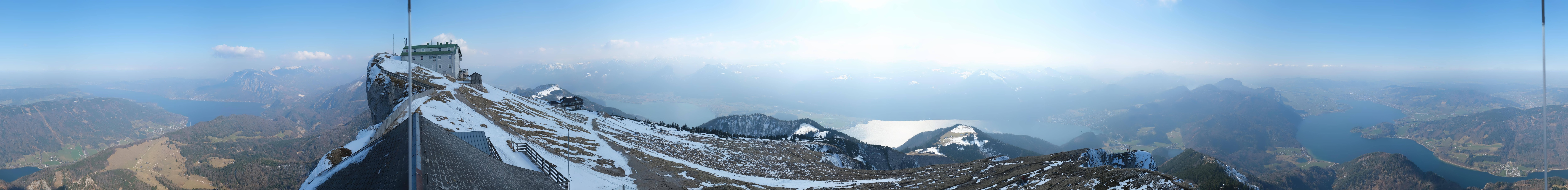 Archived image Webcam Panoramic View, Mount Schafberg