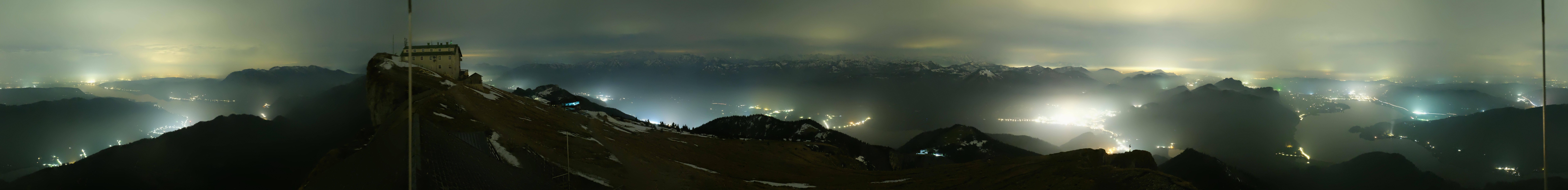 Archived image Webcam Panoramic View, Mount Schafberg
