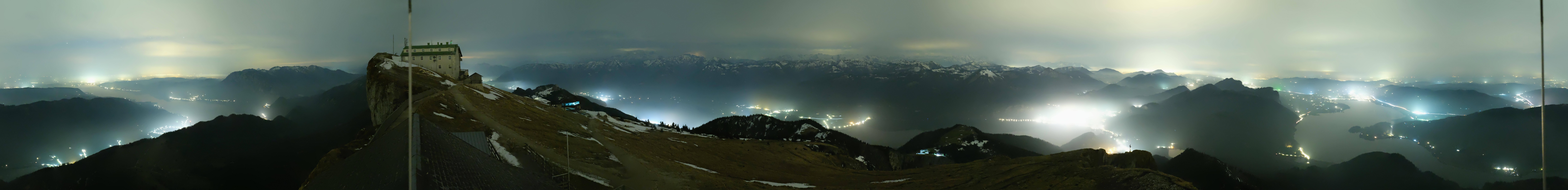 Archived image Webcam Panoramic View, Mount Schafberg