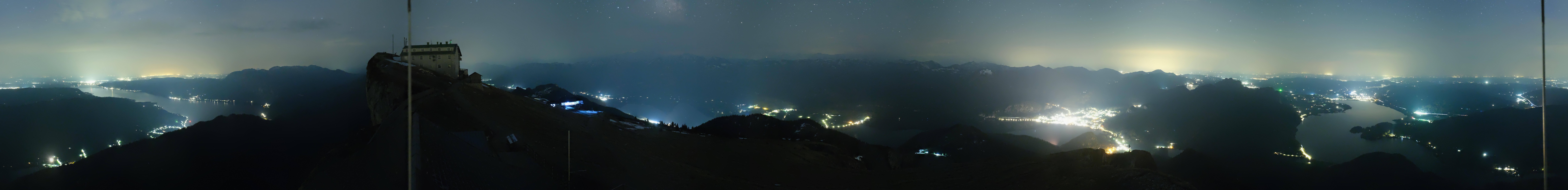 Archived image Webcam Panoramic View, Mount Schafberg