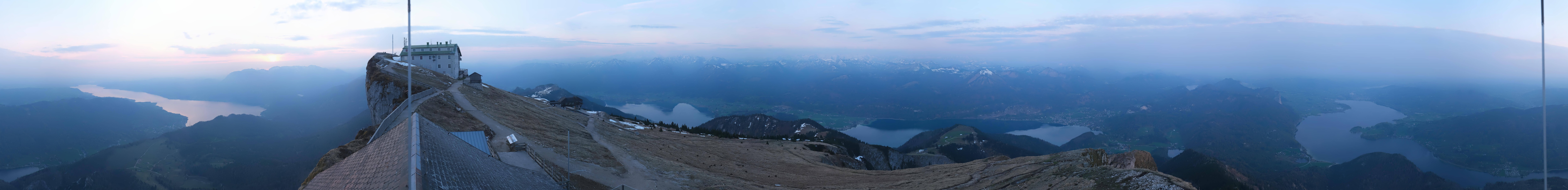 Archived image Webcam Panoramic View, Mount Schafberg