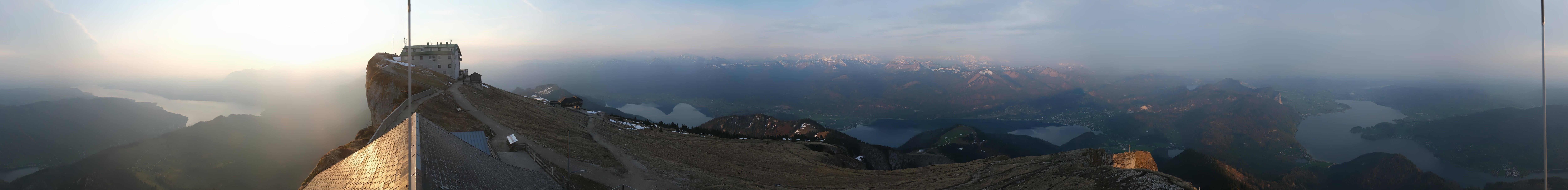 Archived image Webcam Panoramic View, Mount Schafberg
