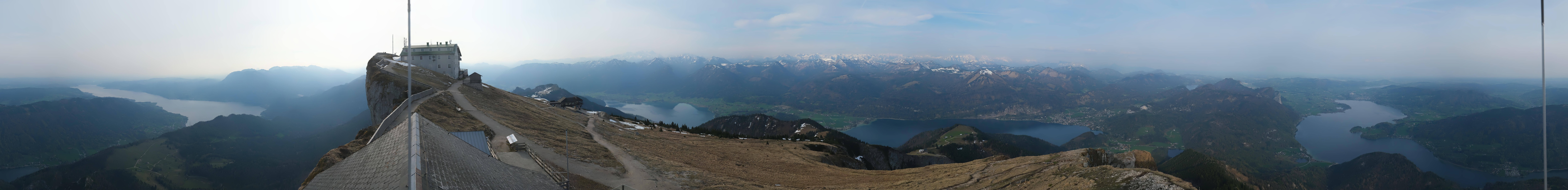 Archived image Webcam Panoramic View, Mount Schafberg