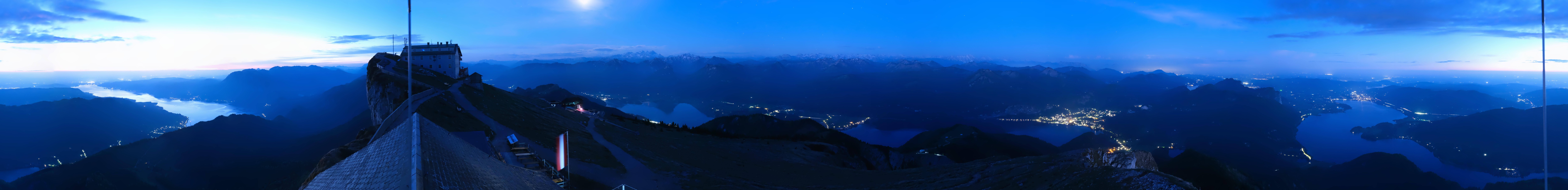 Archived image Webcam Panoramic View, Mount Schafberg