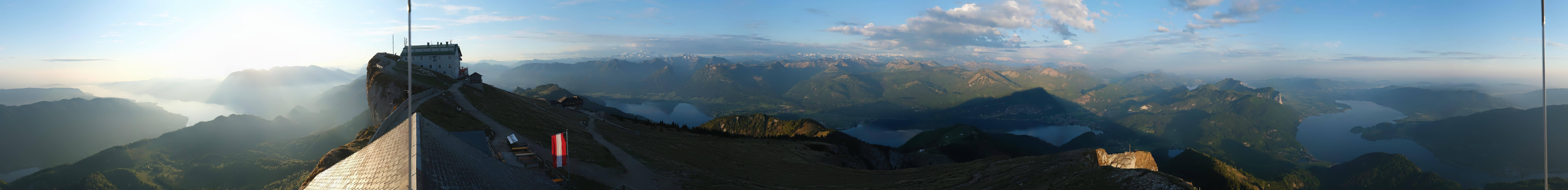 Archived image Webcam Panoramic View, Mount Schafberg