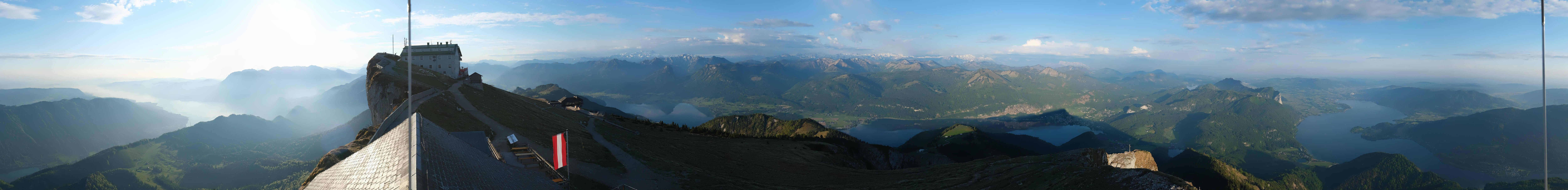 Archived image Webcam Panoramic View, Mount Schafberg