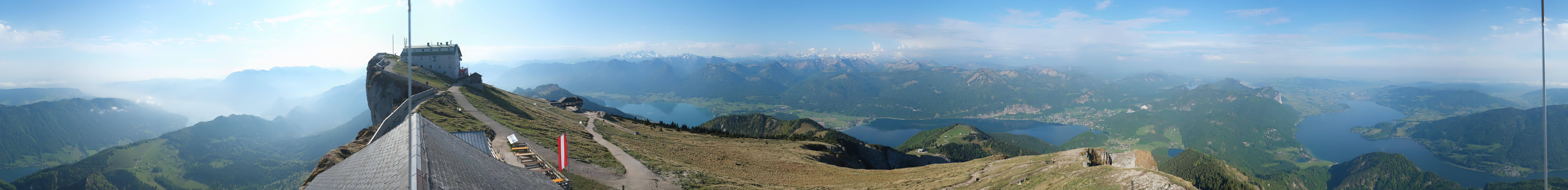 Archived image Webcam Panoramic View, Mount Schafberg