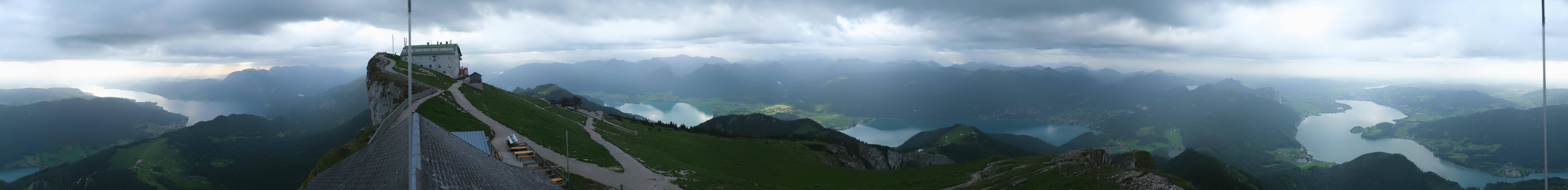 Archived image Webcam Panoramic View, Mount Schafberg