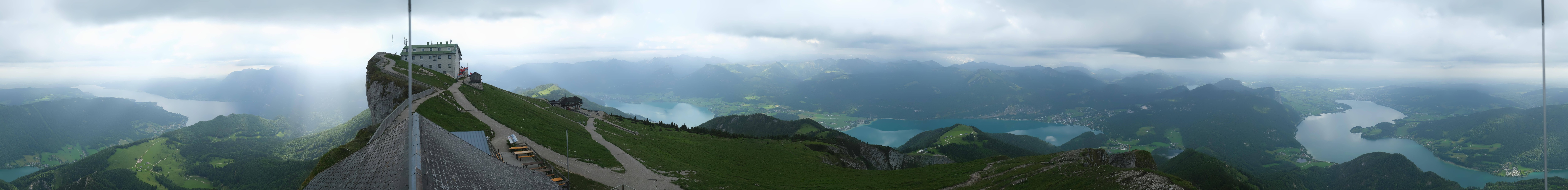 Archived image Webcam Panoramic View, Mount Schafberg
