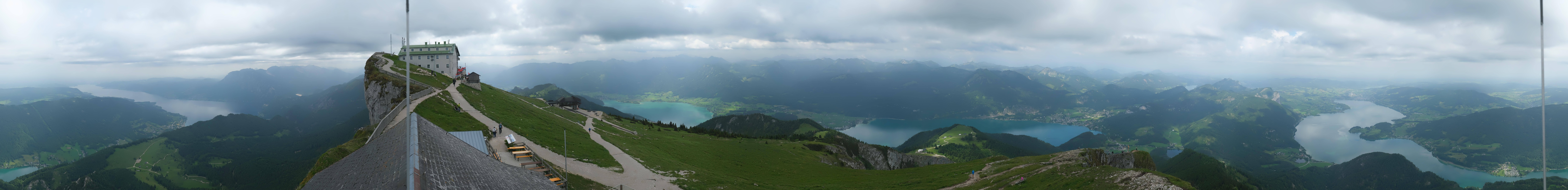Archived image Webcam Panoramic View, Mount Schafberg