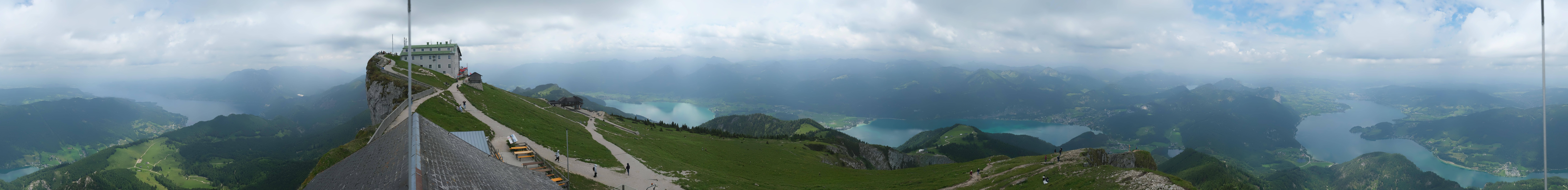 Archived image Webcam Panoramic View, Mount Schafberg