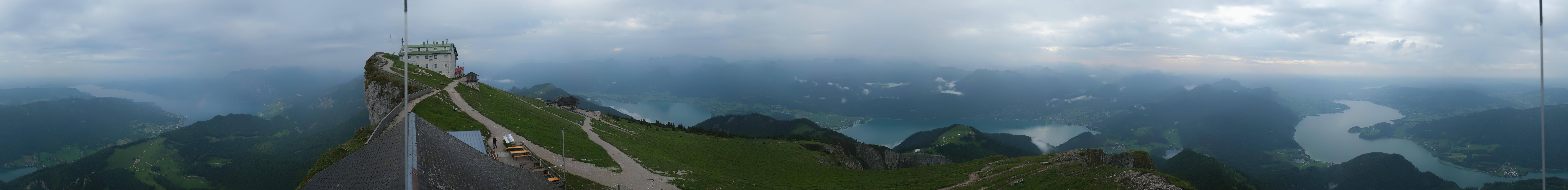 Archived image Webcam Panoramic View, Mount Schafberg