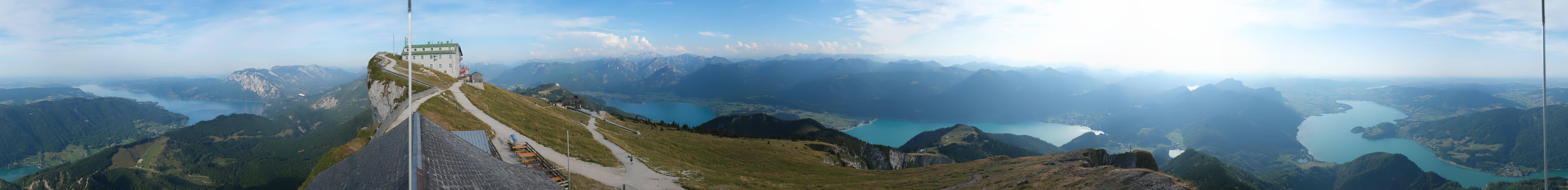 Archived image Webcam Panoramic View, Mount Schafberg