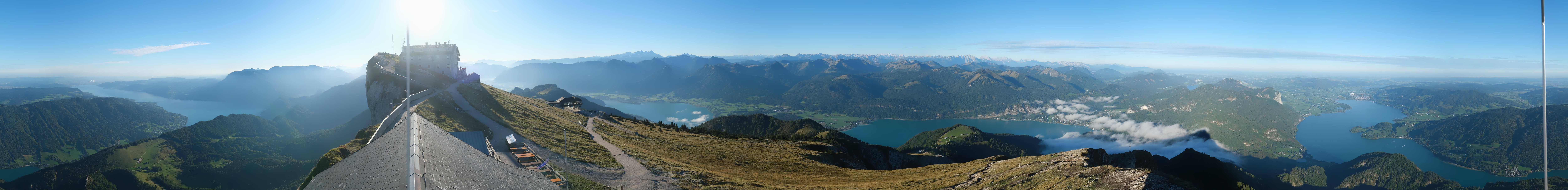 Archived image Webcam Panoramic View, Mount Schafberg