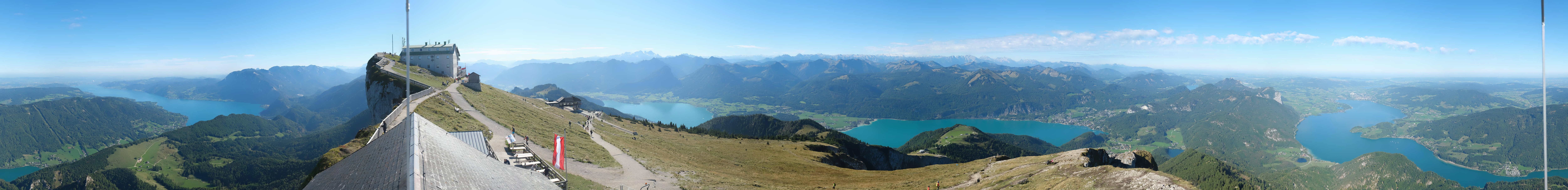 Archived image Webcam Panoramic View, Mount Schafberg