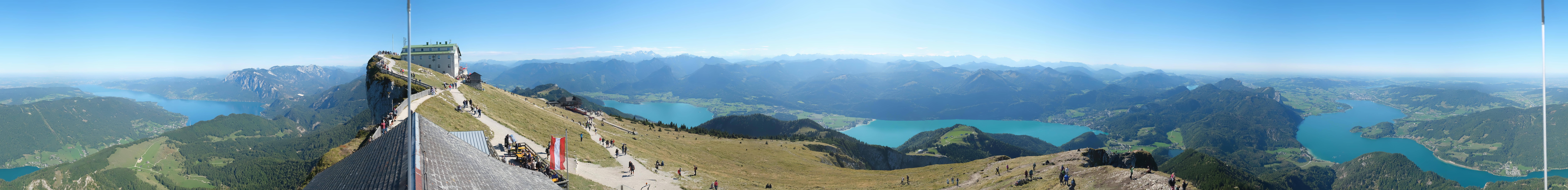 Archived image Webcam Panoramic View, Mount Schafberg