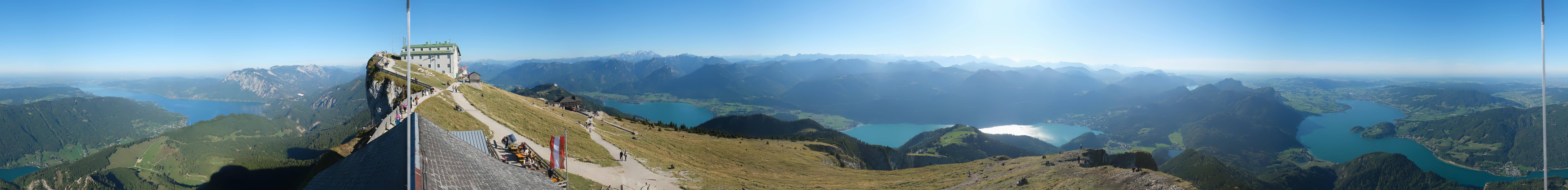 Archived image Webcam Panoramic View, Mount Schafberg