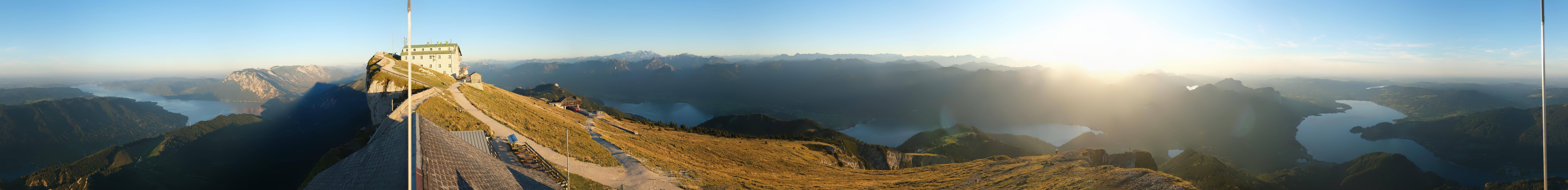 Archived image Webcam Panoramic View, Mount Schafberg