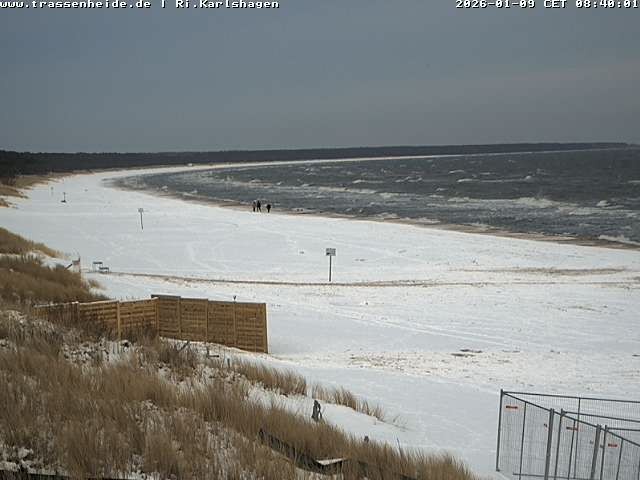 Archived image Webcam Beach of Usedom, near Trassenheide and Karlshagen