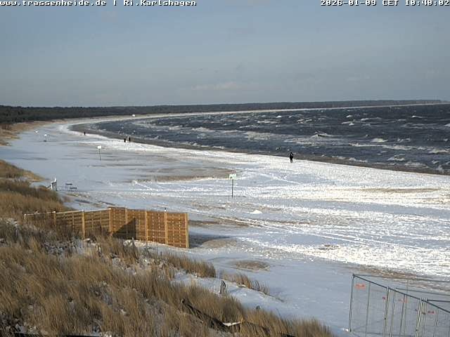 Archived image Webcam Beach of Usedom, near Trassenheide and Karlshagen