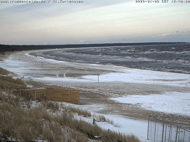 Archived image Webcam Beach of Usedom, near Trassenheide and Karlshagen