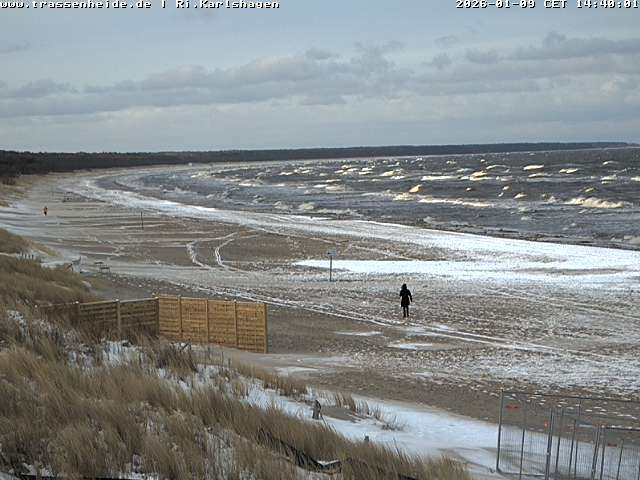 Archived image Webcam Beach of Usedom, near Trassenheide and Karlshagen