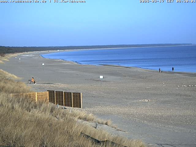 Archiv Foto Webcam Usedom: Strand von Karlshagen und Trassenheide