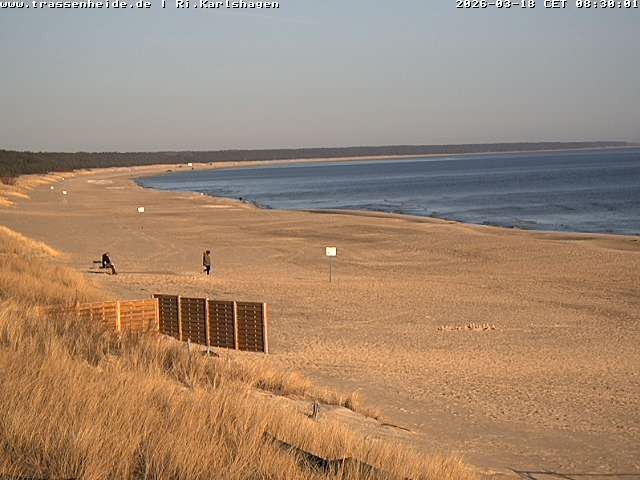 Archiv Foto Webcam Usedom: Strand von Karlshagen und Trassenheide