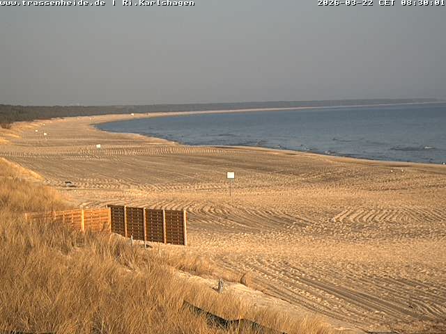 Archiv Foto Webcam Usedom: Strand von Karlshagen und Trassenheide