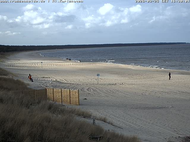 Archived image Webcam Beach of Usedom, near Trassenheide and Karlshagen