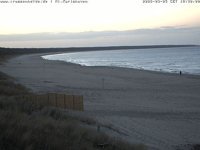 Archived image Webcam Beach of Usedom, near Trassenheide and Karlshagen