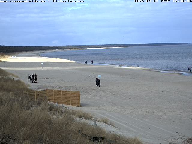 Archiv Foto Webcam Usedom: Strand von Karlshagen und Trassenheide
