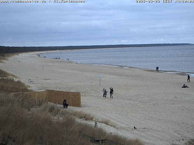 Archiv Foto Webcam Usedom: Strand von Karlshagen und Trassenheide