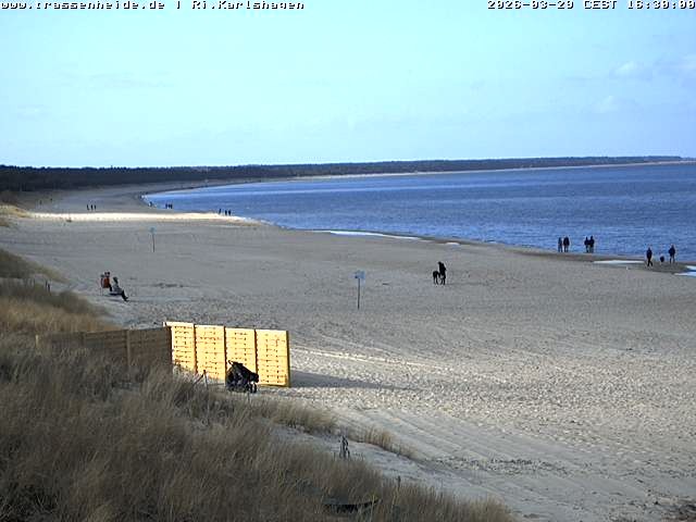 Archiv Foto Webcam Usedom: Strand von Karlshagen und Trassenheide