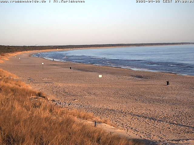 Archiv Foto Webcam Usedom: Strand von Karlshagen und Trassenheide