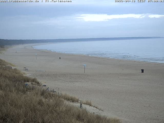 Archiv Foto Webcam Usedom: Strand von Karlshagen und Trassenheide