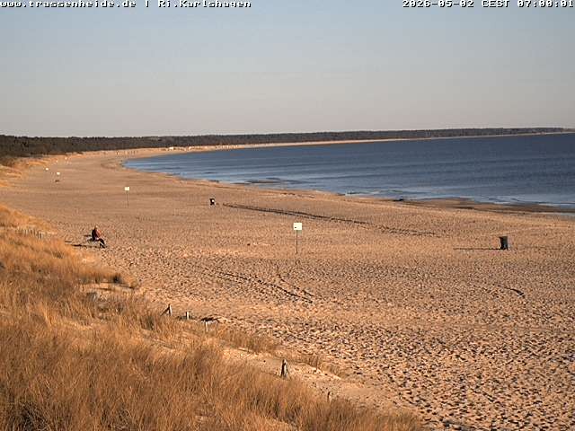 Archiv Foto Webcam Usedom: Strand von Karlshagen und Trassenheide