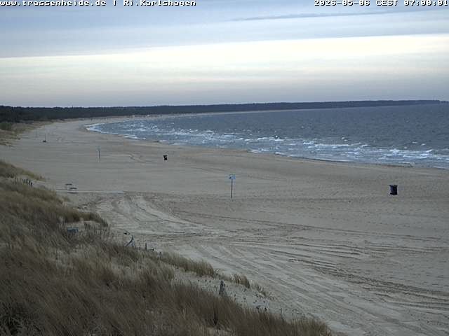 Archived image Webcam Beach of Usedom, near Trassenheide and Karlshagen