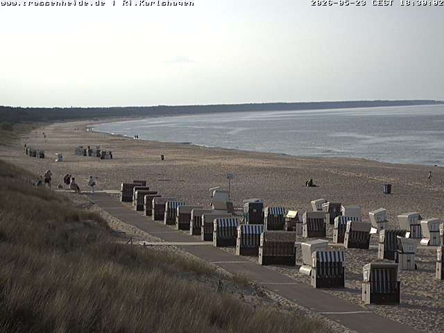 Archiv Foto Webcam Usedom: Strand von Karlshagen und Trassenheide