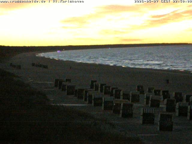 Archived image Webcam Beach of Usedom, near Trassenheide and Karlshagen