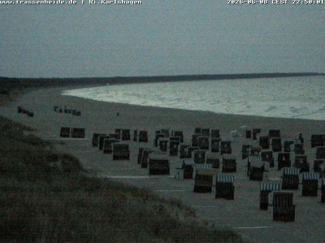 Archiv Foto Webcam Usedom: Strand von Karlshagen und Trassenheide