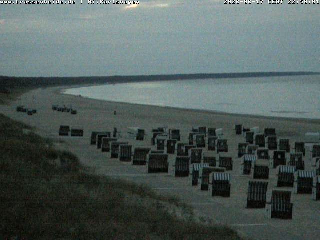 Archived image Webcam Beach of Usedom, near Trassenheide and Karlshagen