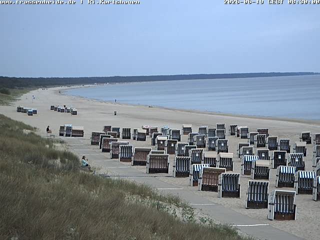 Archiv Foto Webcam Usedom: Strand von Karlshagen und Trassenheide