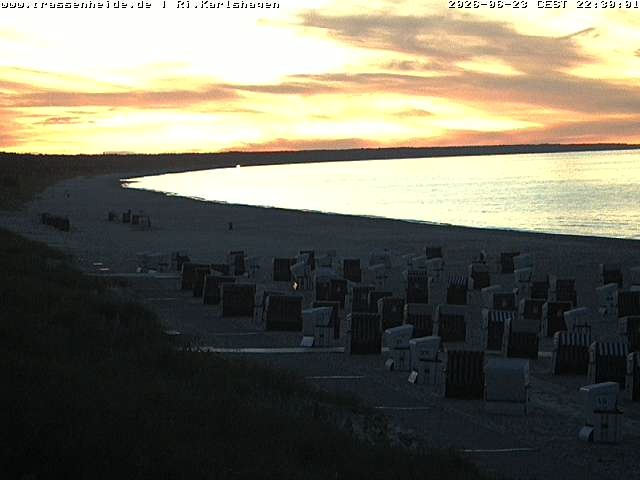 Archived image Webcam Beach of Usedom, near Trassenheide and Karlshagen